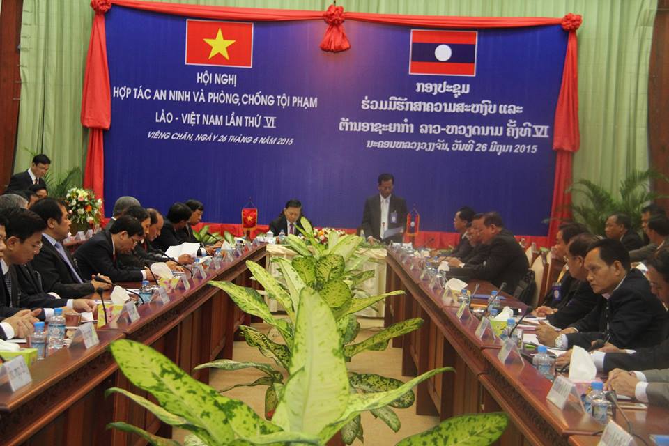 ກອງປະຊຸມຮ່ວມມືຮັກສາຄວາມສະຫງົບແລະຕ້ານອາດຊະຍາກຳຫວຽດນາມ-ລາວ